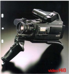 My first professional camcorder - the Sony EVO 9100 Hi8.